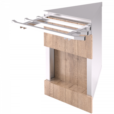 Прилавок нейтральный угловой внешний 45 градусов Refettorio CAPITAL RU10A45/RU10AS45 на сайте Белторгхолод