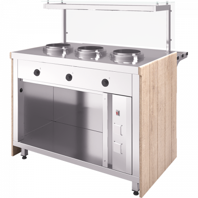 Мармит для первых блюд с электросупницами Refettorio CAPITAL RM11D(10)/RM11DS(10) (2 супницы) на сайте Белторгхолод