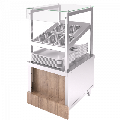 Диспенсер для столовых приборов (стаканы+GN) Refettorio CAPITAL RD10М/RD10МS на сайте Белторгхолод
