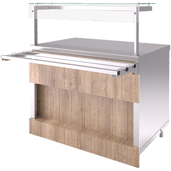  Прилавок нейтральный П-образный Refettorio CAPITAL RV11A/RV11AS на сайте Белторгхолод