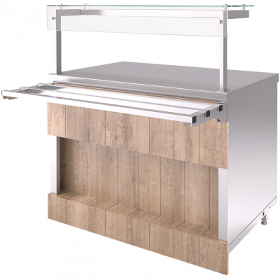 Прилавок нейтральный П-образный Refettorio CAPITAL RV13A/RV13AS на сайте Белторгхолод