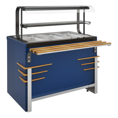 Мармит для вторых блюд Refettorio CASE RM22A/RM22AS (на 3 GN 1/1) на сайте Белторгхолод