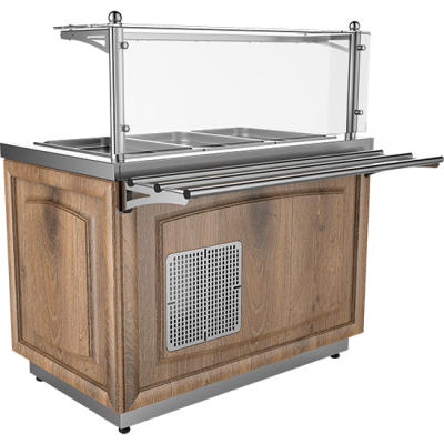 Прилавок холодильный Refettorio CLASSIC RC12A, h=20 мм на сайте Белторгхолод