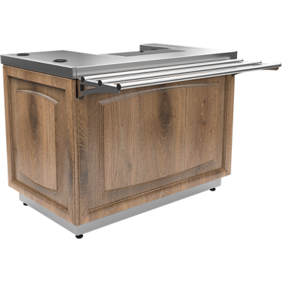 Прилавок кассовый Refettorio CLASSIC RT1AL (исполнение левое: направление потока слева направо) на сайте Белторгхолод