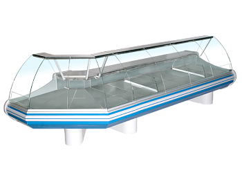  Витрина холодильная Интэко-мастер НЕМИГА STANDART УВ 90 ВС Self (основание на опорах) на сайте Белторгхолод