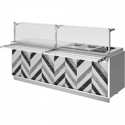 Мармит для вторых блюд Refettorio CITY RCM23A (на 4 GN 1/1) на сайте Белторгхолод