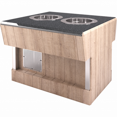 Диспенсер для тарелок тепловой Refettorio RD40S (каменная столешница) без полки на сайте Белторгхолод