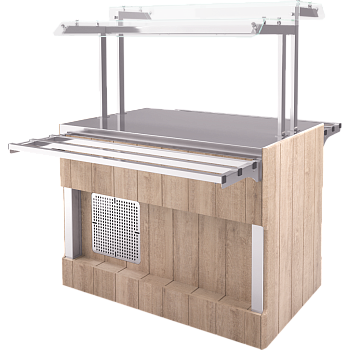  Прилавок холодильный с охлаждаемой кварцевой поверхностью (шведский стол островной) Refettorio RC51SP на сайте Белторгхолод