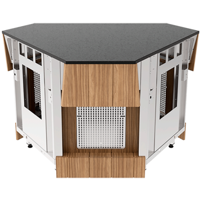 Прилавок нейтральный соединительный на 3 модуля Refettorio RN40SB3 без полки на сайте Белторгхолод