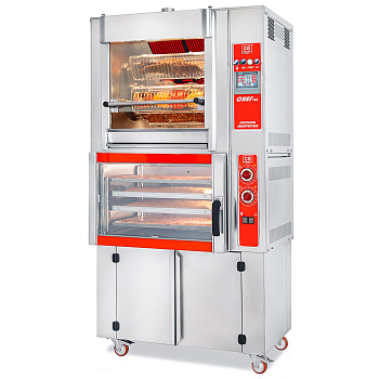 Профессиональная печь CB CHEF 708 + FCE-UM
