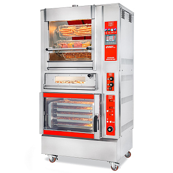 Профессиональная печь CB CHEF 708 + FCE-UM + 4-PIZZA-CB-VI