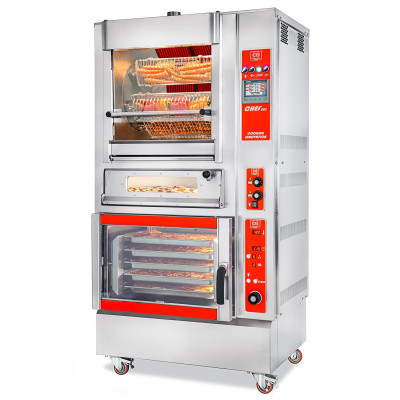 Профессиональная печь CB CHEF 505 + FCE-UM + 4-PIZZA-CB-VI