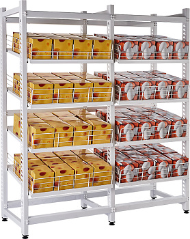  Стеллаж гравитационный POLAIR на сайте Белторгхолод