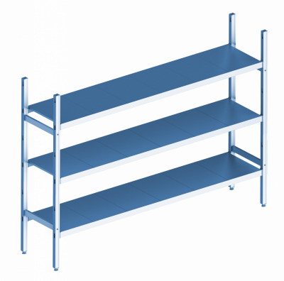 Базовая секция. 3 яруса 400х1560х1500 мм на сайте Белторгхолод