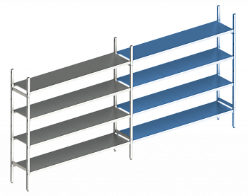  Дополнительная линейная секция. 4 яруса 400х1230х1200 мм на сайте Белторгхолод