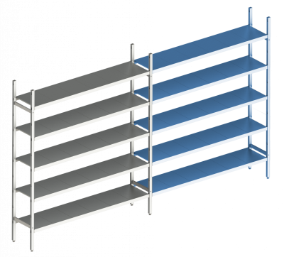Дополнительная линейная секция. 5 ярусов 400х630х600 мм на сайте Белторгхолод