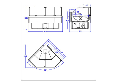 Витрина холодильная Интэко-мастер НЕМИГА CUBE УВ 90 ВС на сайте Белторгхолод