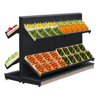  Фруктово-овощной модуль островной Stahler Garden H=1600 L=1000 (сборный) на сайте Белторгхолод