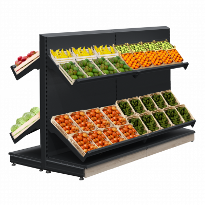 Фруктово-овощной модуль островной Stahler Garden H=1600 L=1000 (сборный) на сайте Белторгхолод