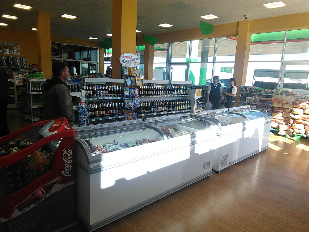 Магазин на автозаправке "Белнефтехим" в Минске