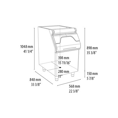 Бункер Icematic MG 105 (Mango)