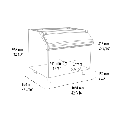 Бункер Icematic MG 305 (Mango)