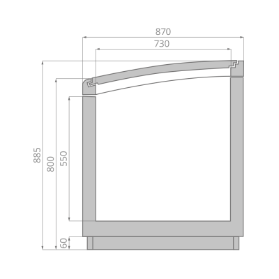 Ларь-бонета Brandford POLO II 200 НТ на сайте Белторгхолод
