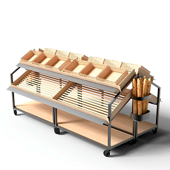  Хлебный развал ТММ Криолайн (профильная труба) на сайте Белторгхолод