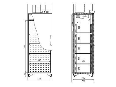 Шкаф холодильный Интэко-мастер СЛУЧЬ 700 ШН на сайте Белторгхолод