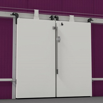  Откатные двустворчатые двери (ОДД) ПрофХолод на сайте Белторгхолод