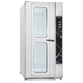 Расстоечный шкаф Abat ШРТ-16М (чёрный дизайн, два стекла)