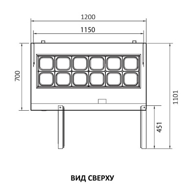 Холодильный стол Turbo Air KHR12-2-700 на сайте Белторгхолод