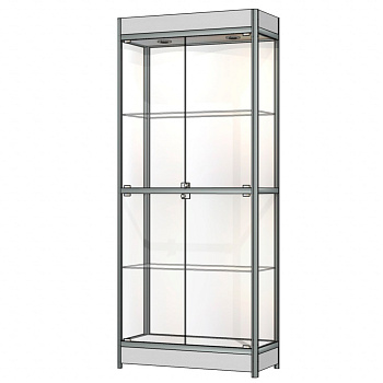  Витрина из алюминиевого профиля Витрина Плюс EuroShop ВП6-900х400х2100 на сайте Белторгхолод