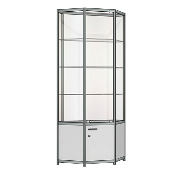  Витрина из алюминиевого профиля EuroShop ВПУ9-700х700х2000 на сайте Белторгхолод