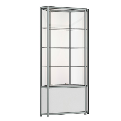 Витрина из алюминиевого профиля EuroShop ВПУ9-700х700х2000 на сайте Белторгхолод