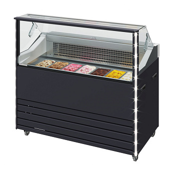  Витрина холодильная Carboma BLISS IC72 SL 1,3-1 стандартный цвет на сайте Белторгхолод