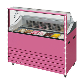  Витрина холодильная Carboma BLISS IC72 SL 1,3-1 индивидуальное исполнение на сайте Белторгхолод