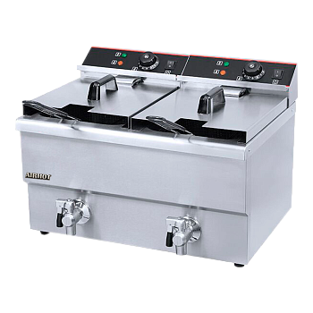 Фритюрница Airhot EF12+12 с краном