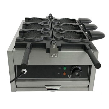 Вафельница для вафель в форме рыбок с начинкой Airhot WBF-3 РЫБКИ ТАЙЯКИ