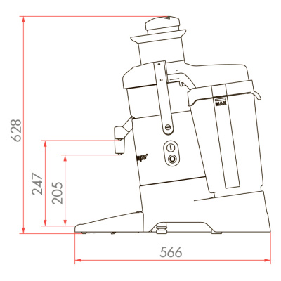 Соковыжималка Robot Coupe J 100 (арт. 56100B) на сайте Белторгхолод