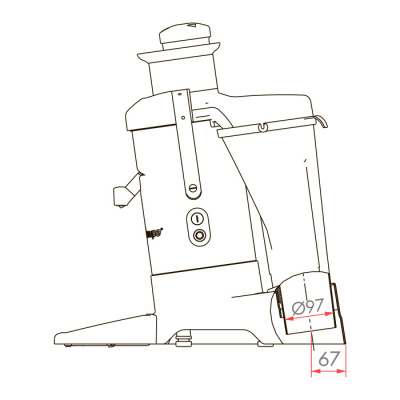 Соковыжималка Robot Coupe J 100 (арт. 56100B) на сайте Белторгхолод