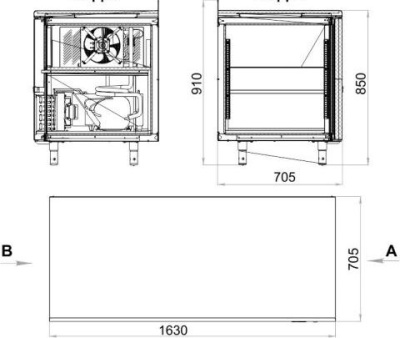 Холодильный стол POLAIR TB3GN-G на сайте Белторгхолод