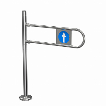  Ограждение-калитка ХотКолд К11М лв нерж (без дуги) на сайте Белторгхолод