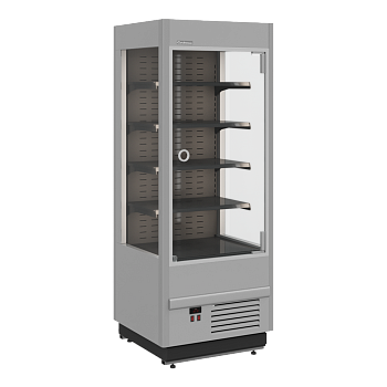  Витрина холодильная Carboma CUBE FC20-07 VM 0,7-1 LIGHT (фронт X0 распашные двери) на сайте Белторгхолод