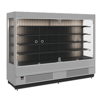  Витрина холодильная Carboma CUBE FC20-07 VM 2,5-1 LIGHT (фронт X0 распашные двери) на сайте Белторгхолод