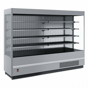  Витрина пристенная Carboma CUBE FC20-07 VM 2,5-2 0430 (INOX) на сайте Белторгхолод