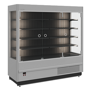  Витрина холодильная Carboma CUBE FC20-07 VM 1,9-1 LIGHT (фронт X0 распашные двери) на сайте Белторгхолод