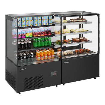  Витрина холодильная Carboma COSMO KC78-110 VV 1,2-2 (открытая) на сайте Белторгхолод