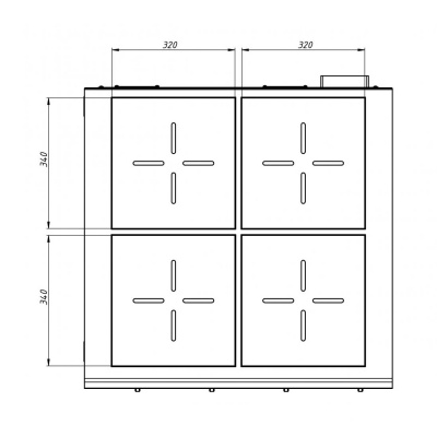 Плита индукционная Гриль Мастер Ф4ИП/800 (на подставке, пнс) (арт. 60002)