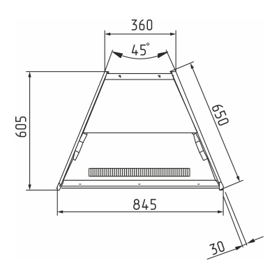Витрина нейтральная угловая Carboma FLANDRIA K70 N-3 LIGHT на сайте Белторгхолод